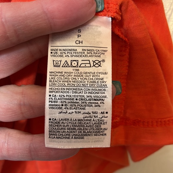 Old Navy Orange Women’s Empire Waist Adjustable Strapped Summer Dress Sm… - Picture 4 of 4